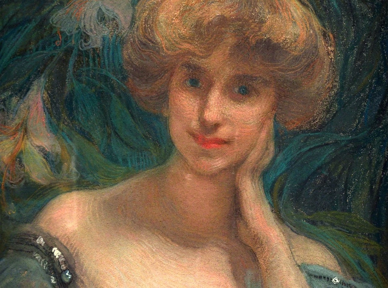 Giovane donna - Petit Palais, dettaglio